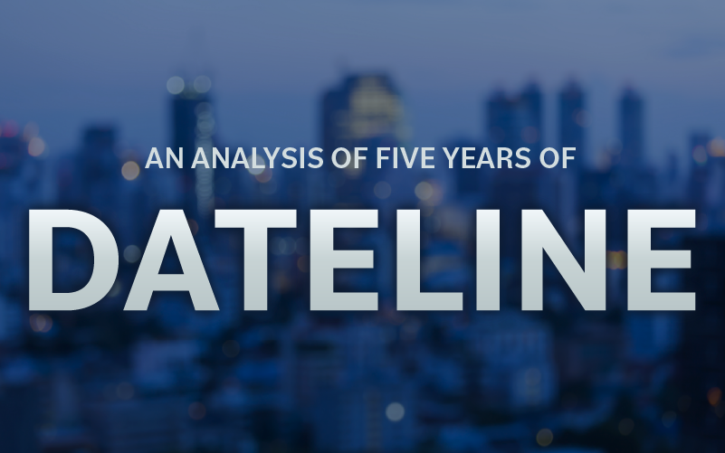 An Analysis of Five Years of Dateline