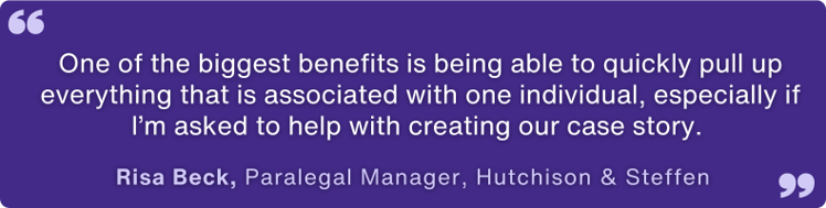 Risa beck casefleet quote biggest benefit