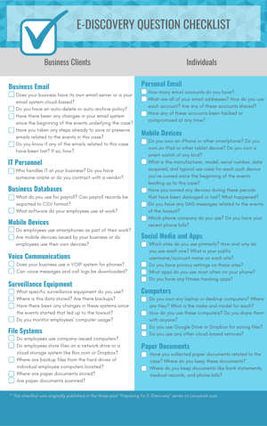 E-Discovery Q Checklist_IMG