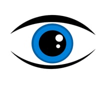 An eye - a symbol of the need for vigilance