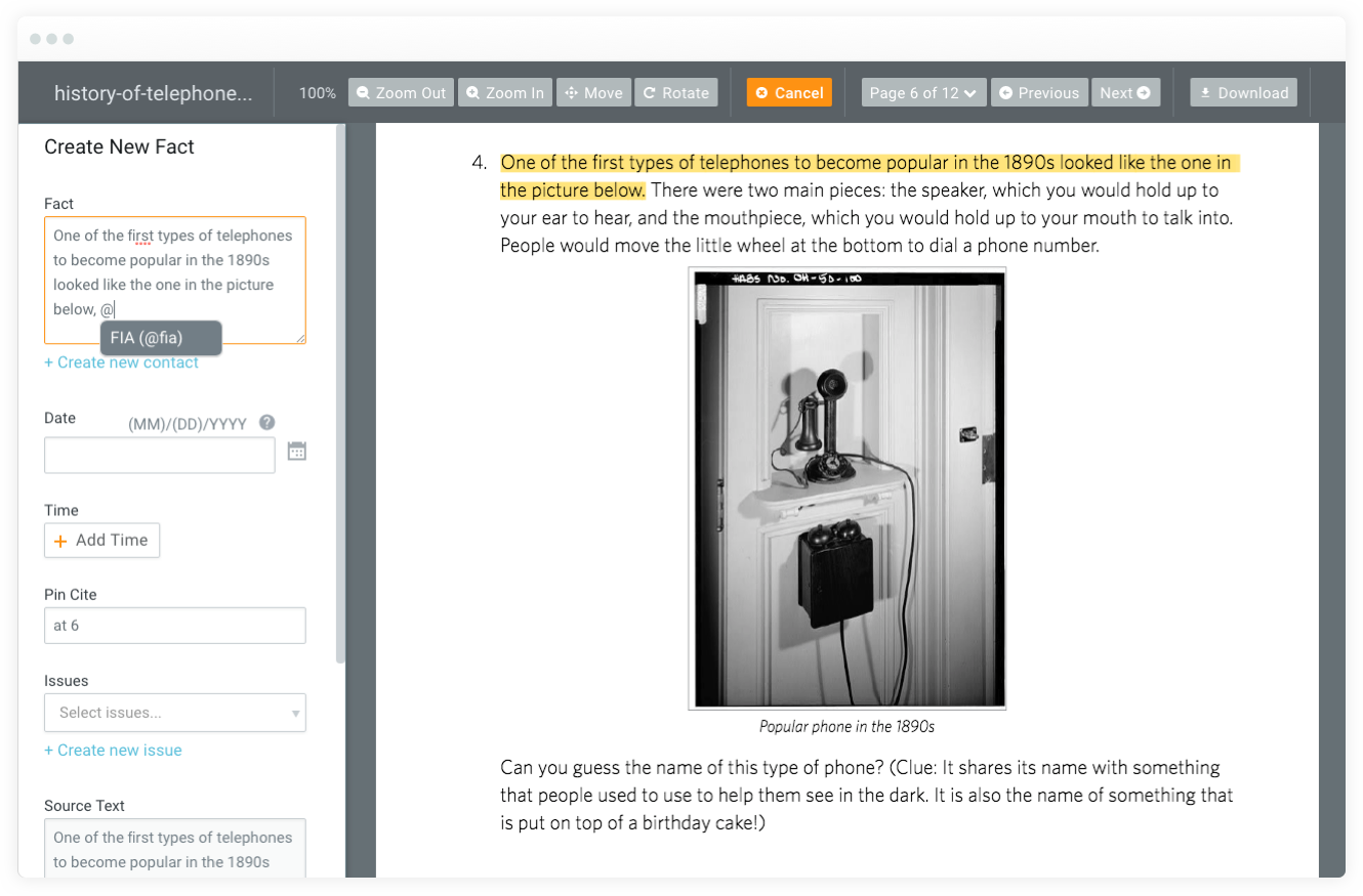 CaseFleet is a powerful investigation software and document review tool