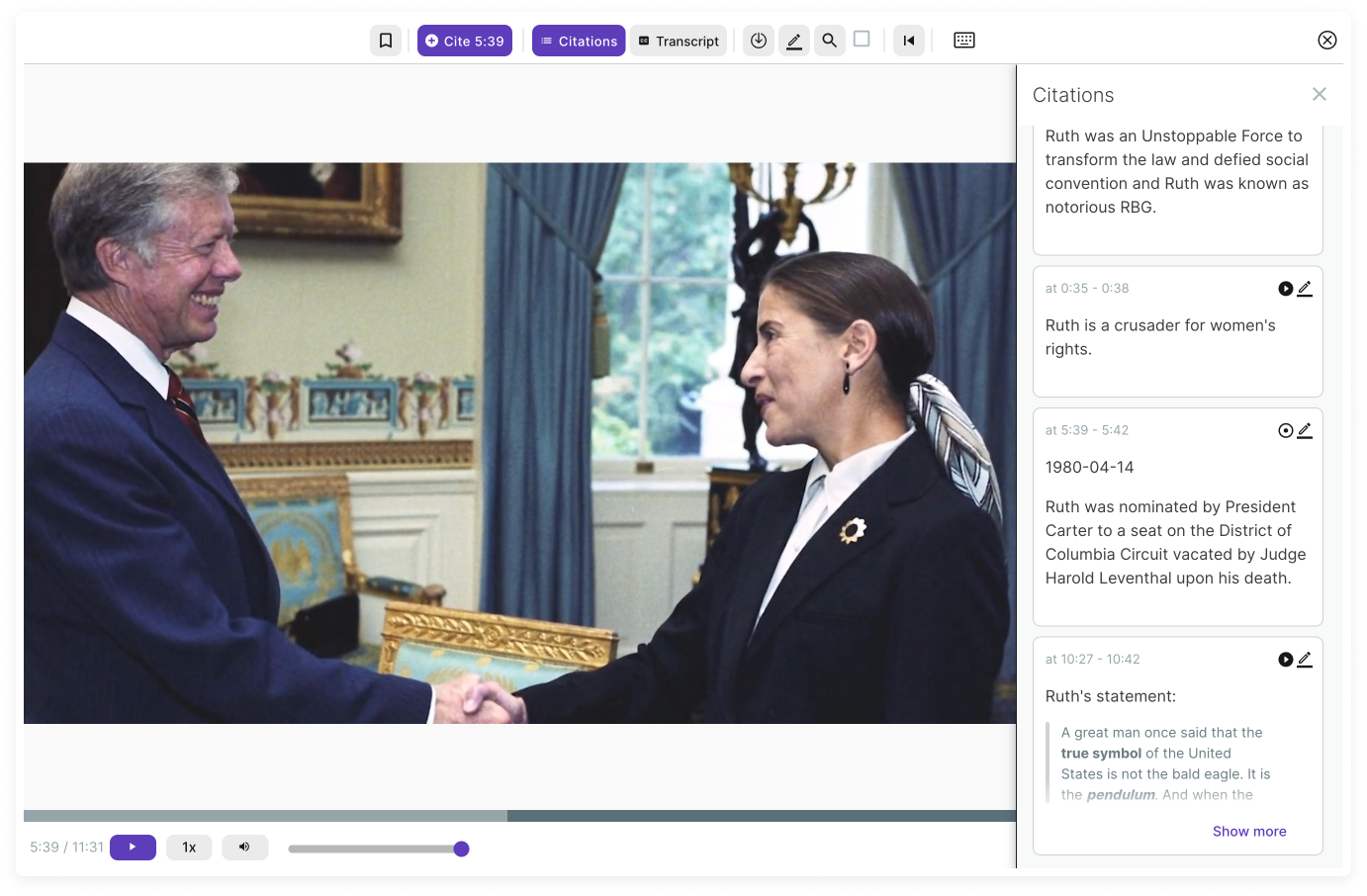 2024-07 Using clips as evidence