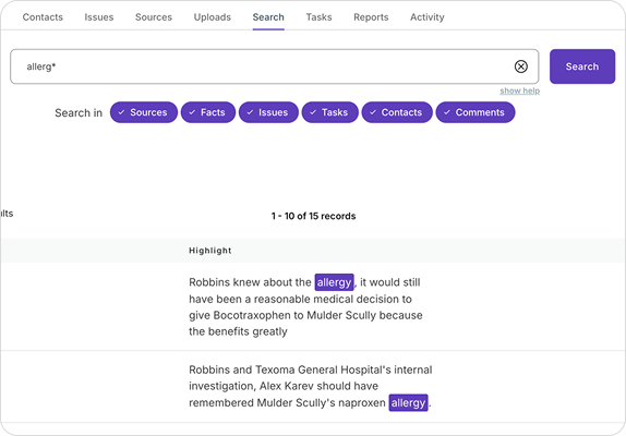 Discover key details with AI-enhanced search