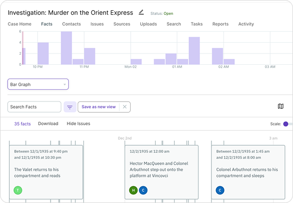 Turn data into clear, connected narratives